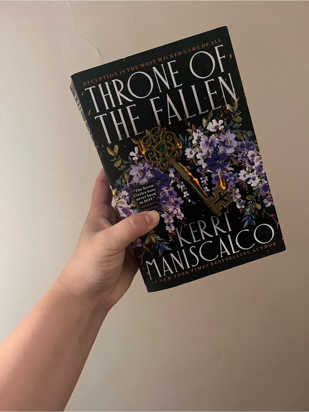'Throne of the Fallen' - paperback book
